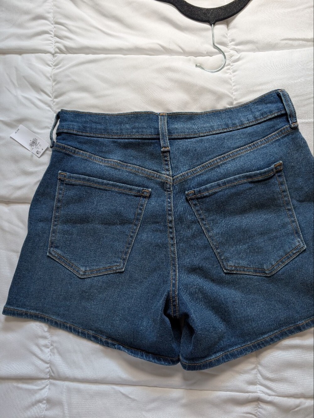 Old Navy Size 8 Wow High Rise Shorts 4 Inch Inseam NWT Denim Shorts Stretch - Picture 8 of 10